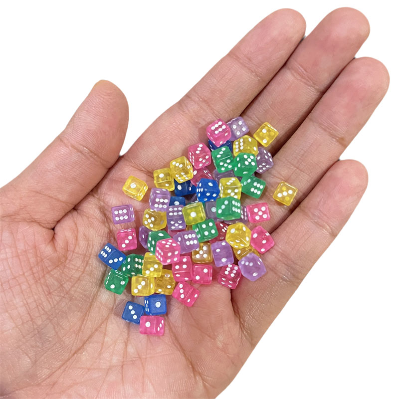 Board Game Root - 6 Colors 100Pcs 5mm Clear Transparent