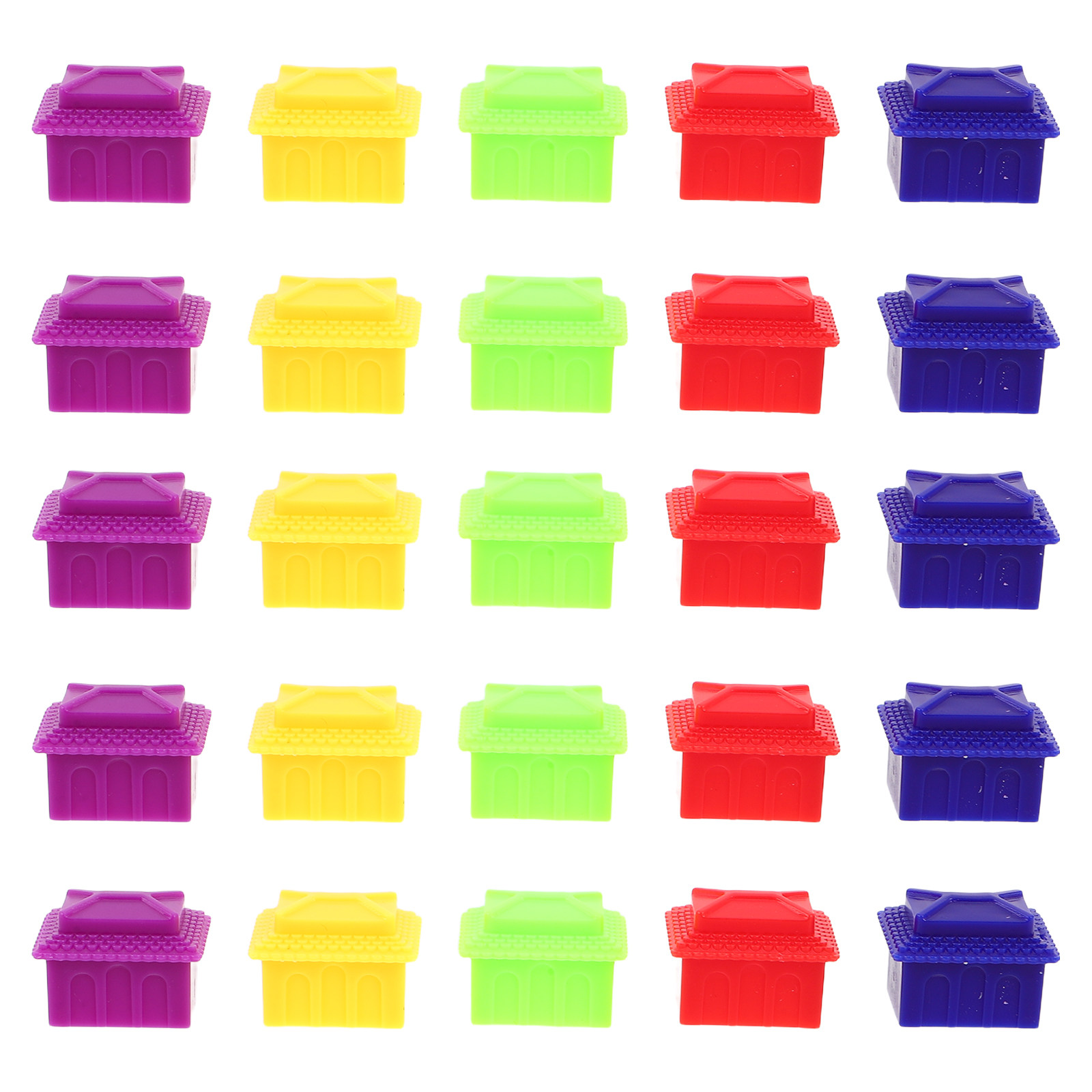 Board Game Hotel - 50Pcs Plastic Board Game House Replacement