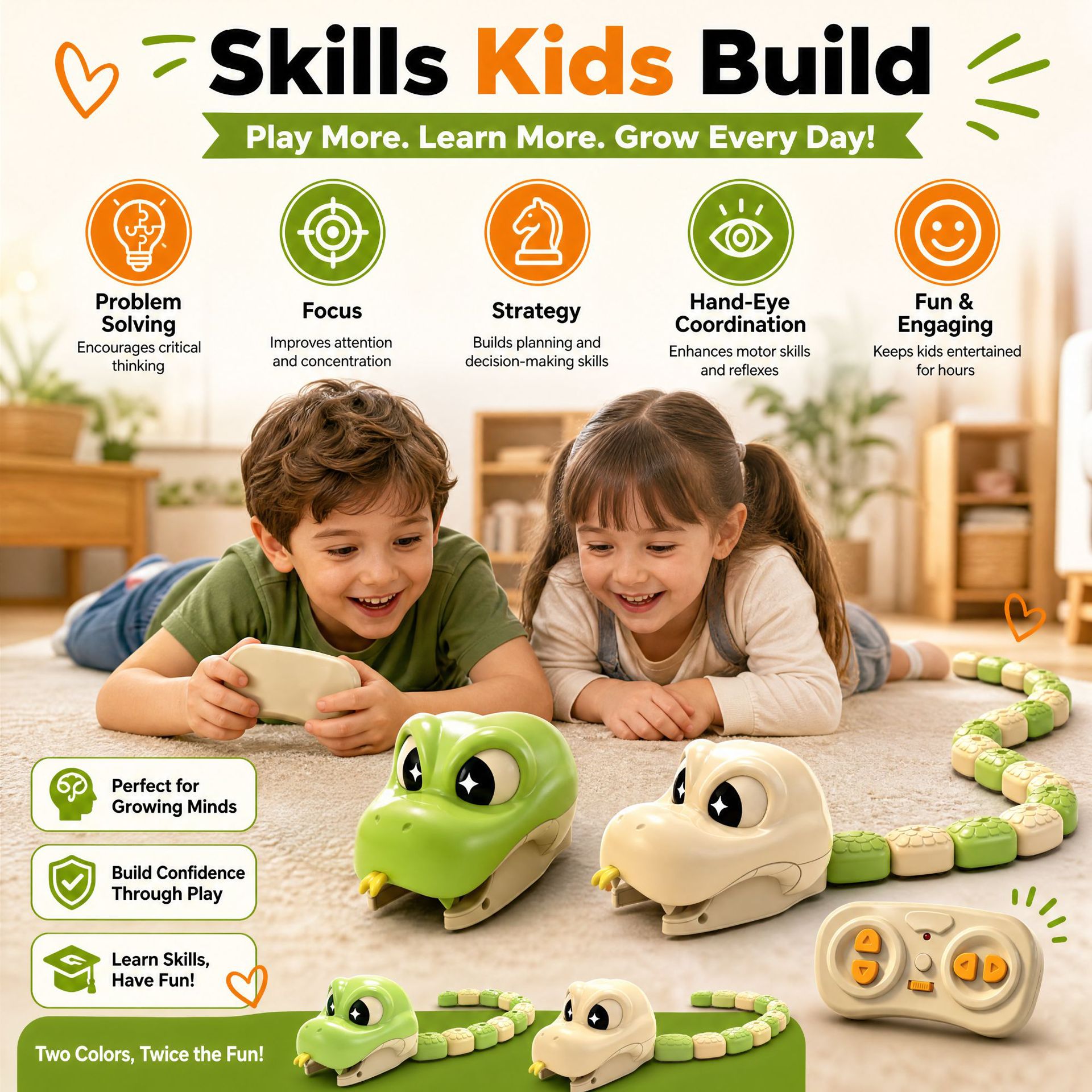 Magnetic Snake Game Remote Con - Board Game Root 评论和价格
