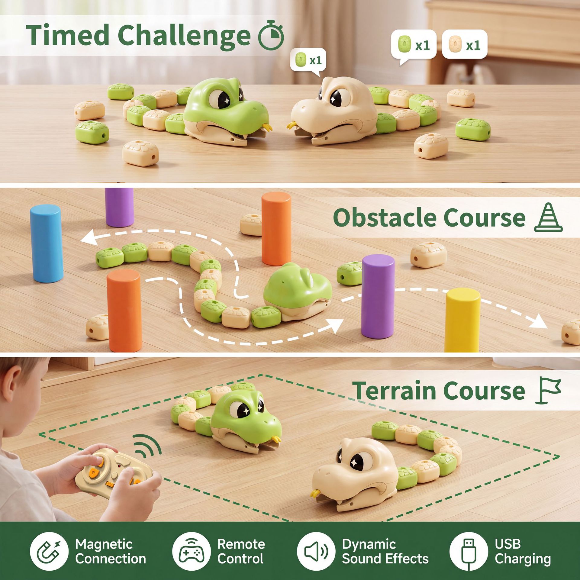 Magnetic Snake Game Remote Con - Board Game Root 评论和价格