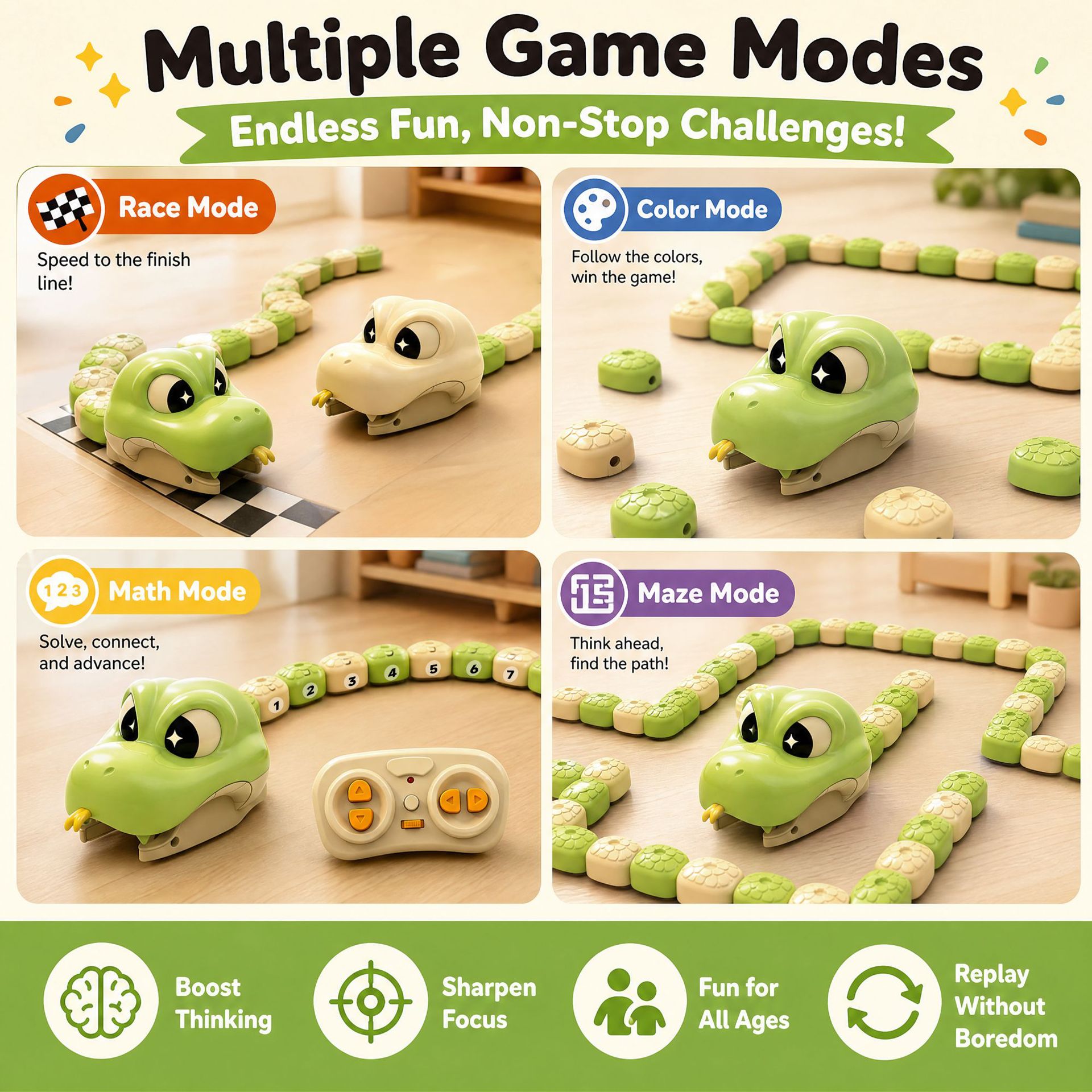 Magnetic Snake Game Remote Con - Board Game Root 评论和价格