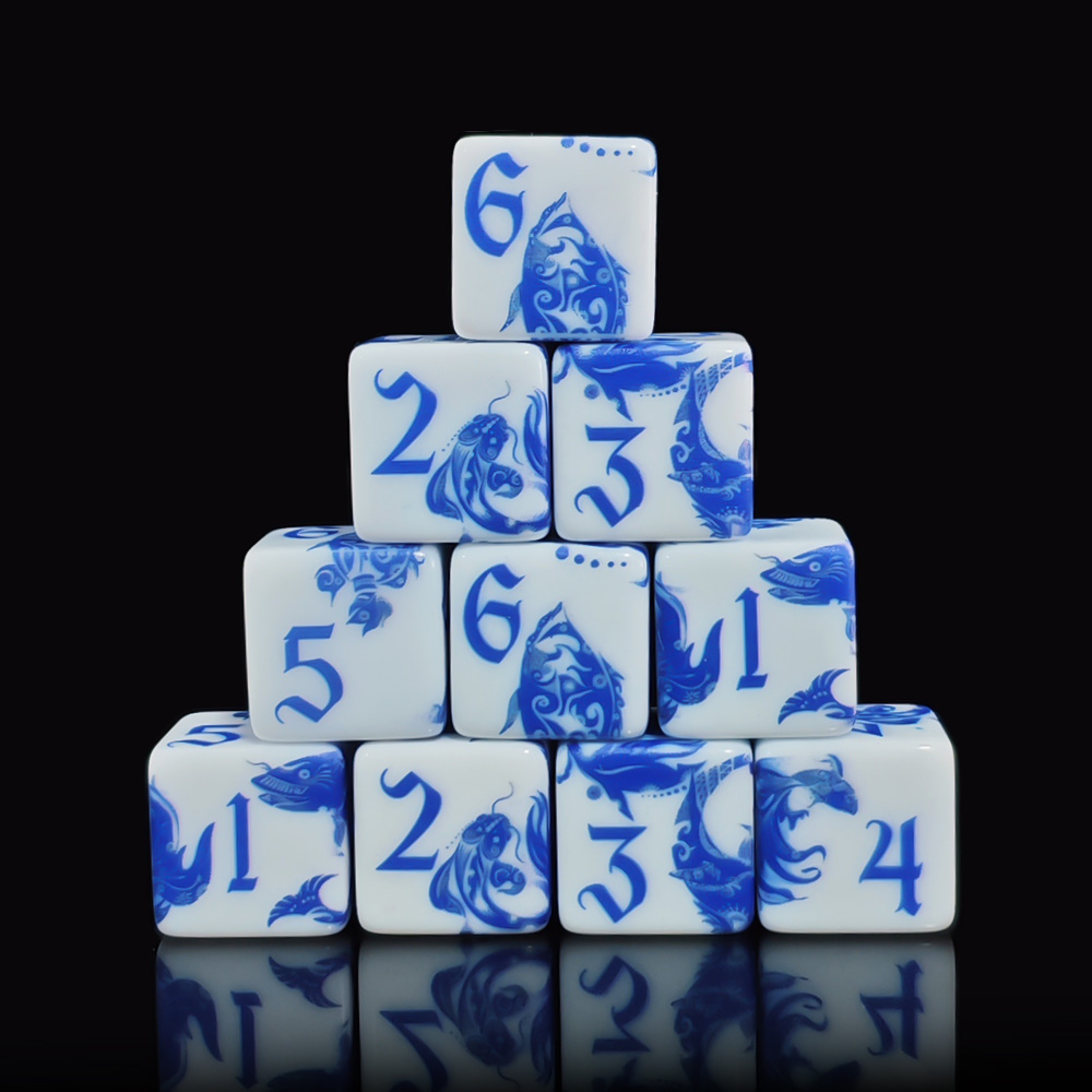 12Pcs Blue And White Porcelain - Board Game Live 评论和价格