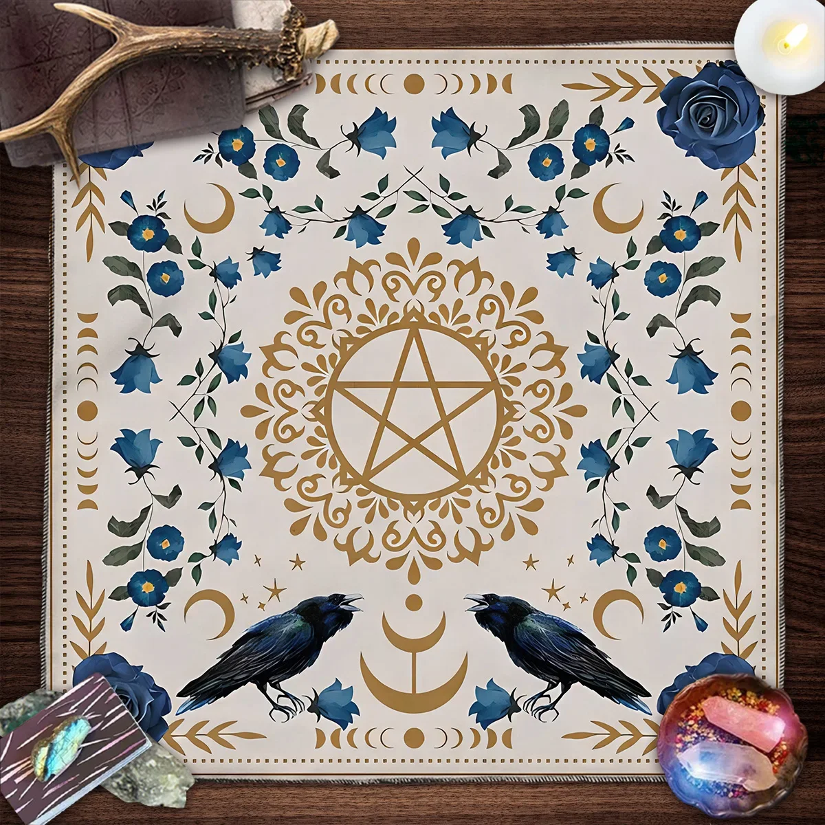 Altar Cloth Sun Moon Flower Ta - Board Game Hotel 评论和价格