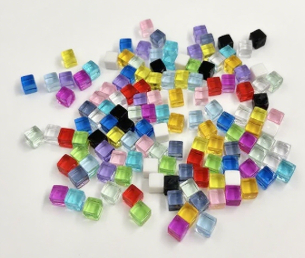 100Pcs Cube Colorful Crystal C - Board Game Root 评论和价格